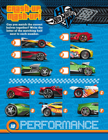 Dreamland Publications Hot Wheels Activity Book with Stickers: Children Interactive & Activity Book - Distacart