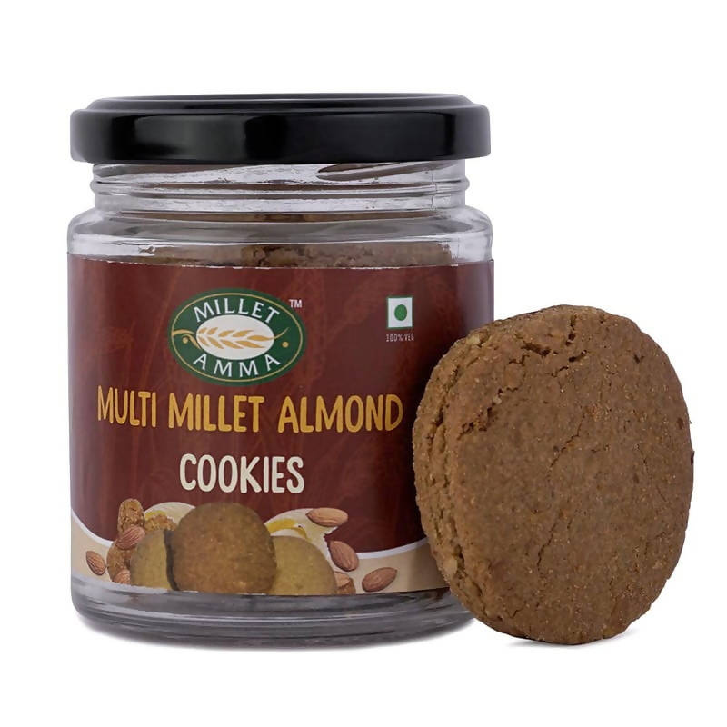 Millet Amma Multi Millet Almond Cookies - Distacart
