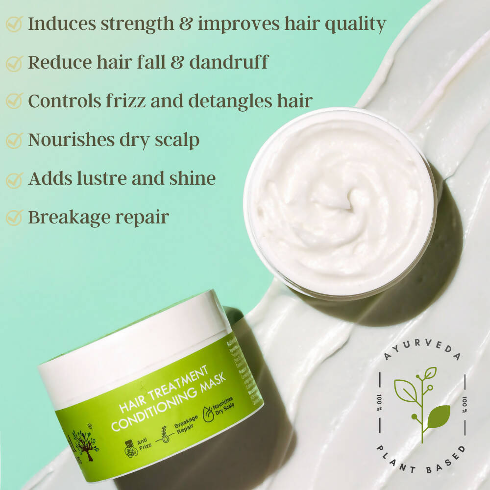 Natural Vibes Hair Treatment Conditioning Mask with Onion & Coconut - Distacart
