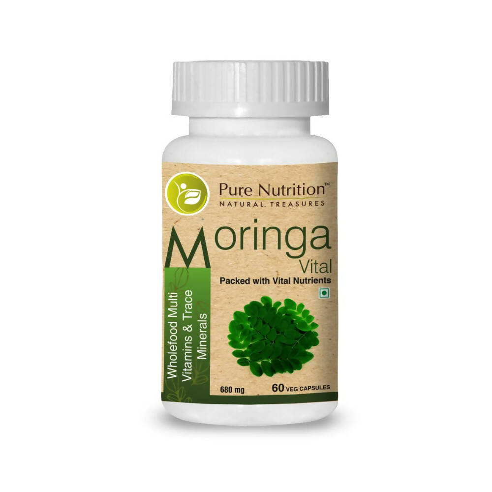 Pure Nutrition Moringa Vital Veg Capsules - Distacart