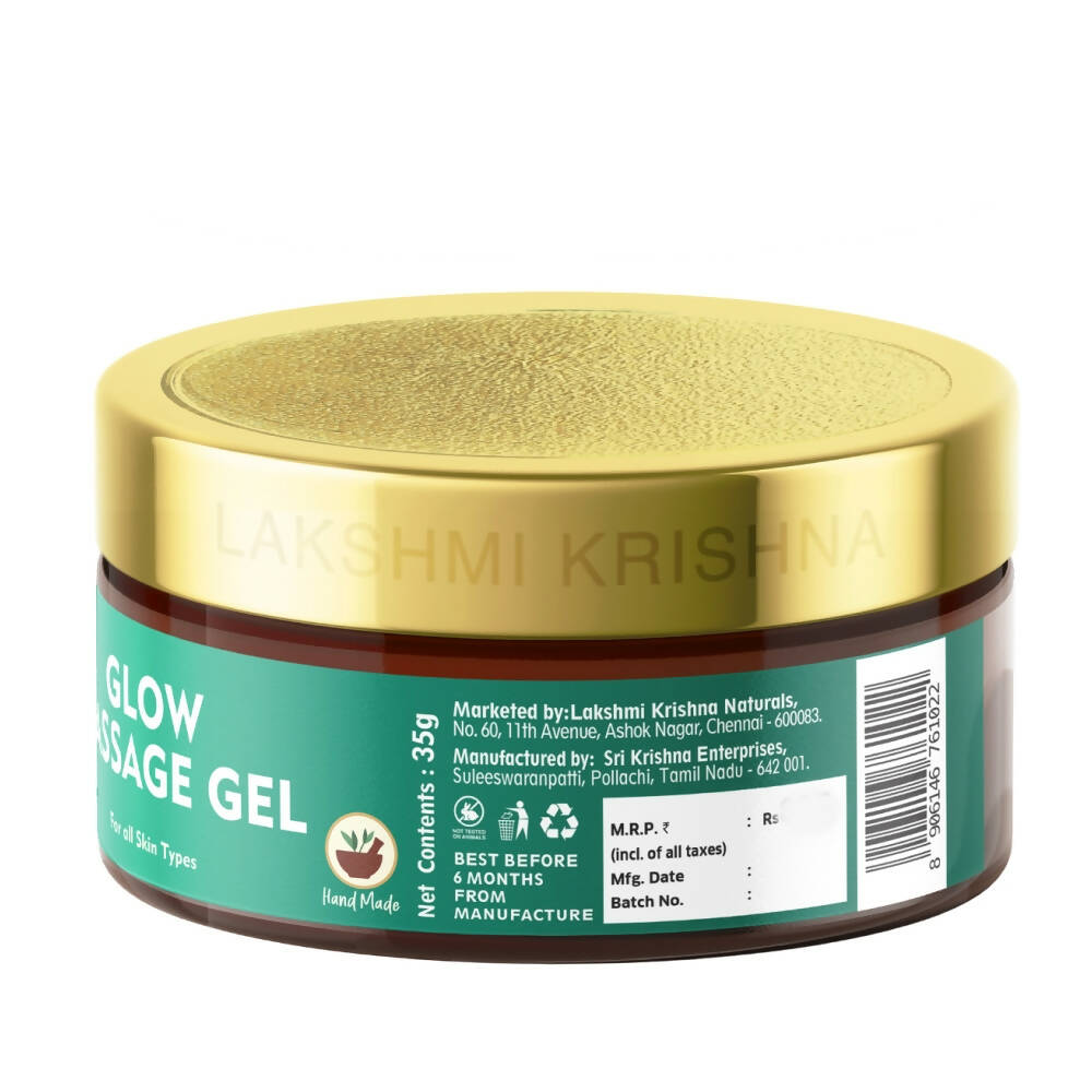 Lakshmi Krishna Naturals Glow Massage Gel - Distacart