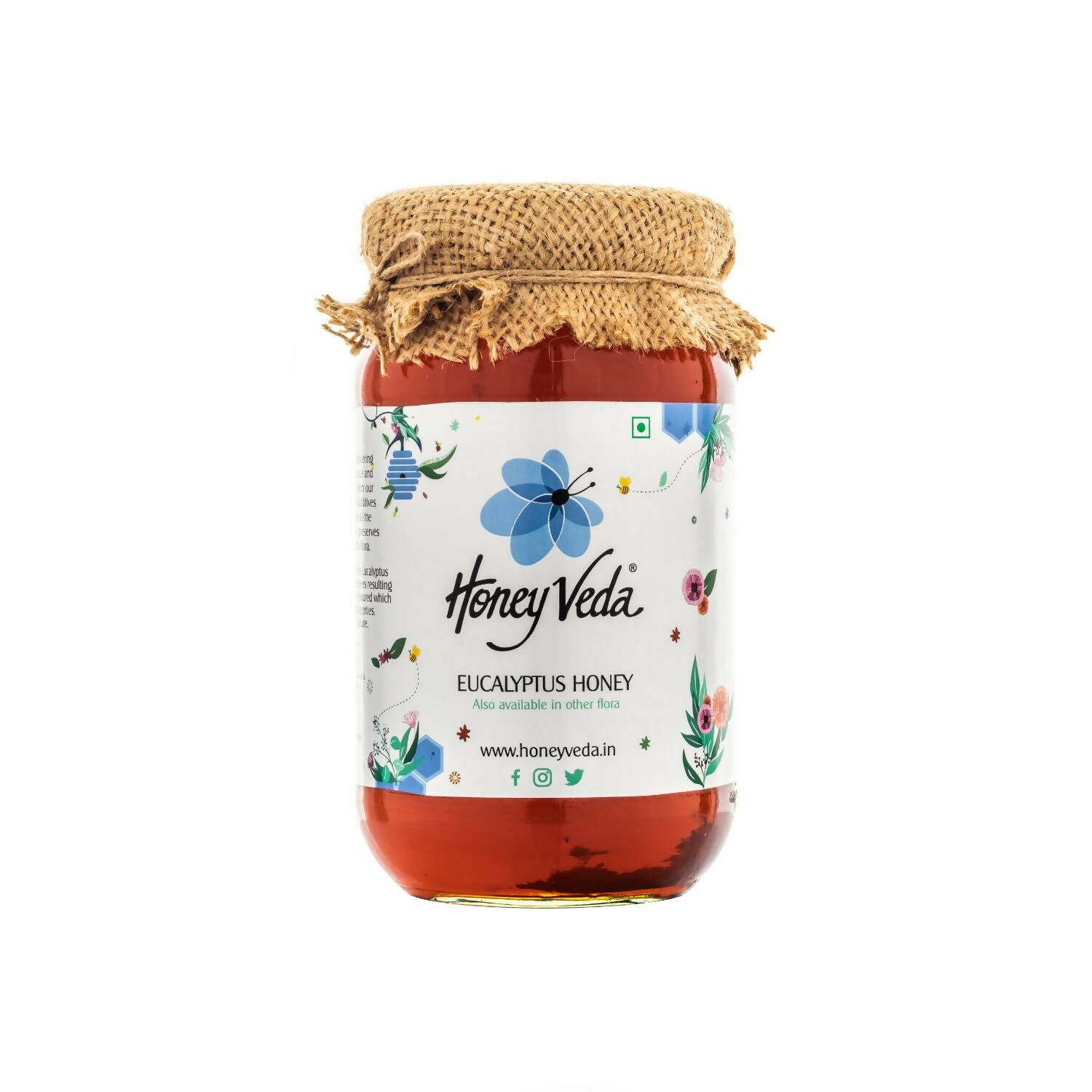HoneyVeda Premium Raw Eucalyptus Honey - Distacart