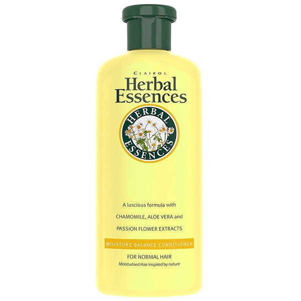 Herbal Essences Moisture Balance Conditioner For Normal Hair A Luscious Formula With Chamomile, Aloe Vera, And Passion Flower Extract: 400 ml