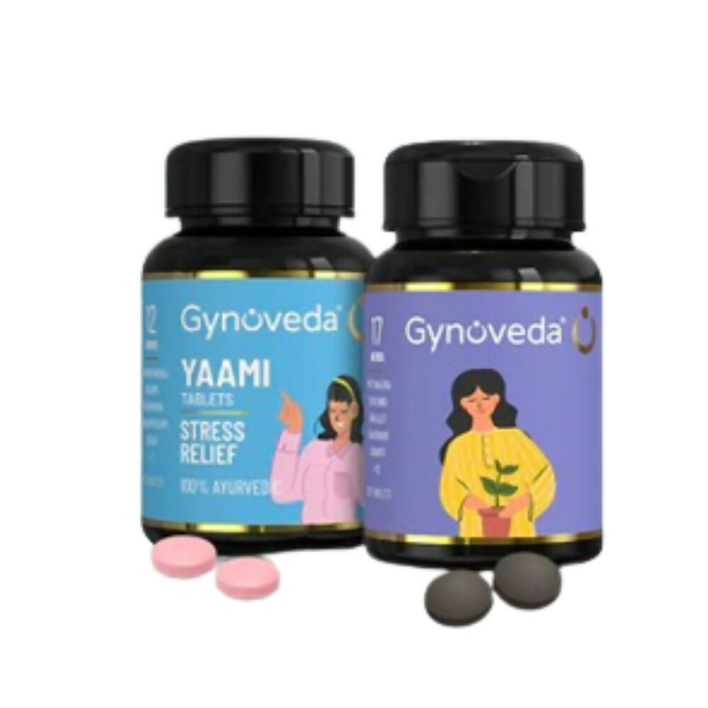 Gynoveda Yaami Ayurvedic Tablets & Jeehv Ayurvedic Tablets Combo - Distacart