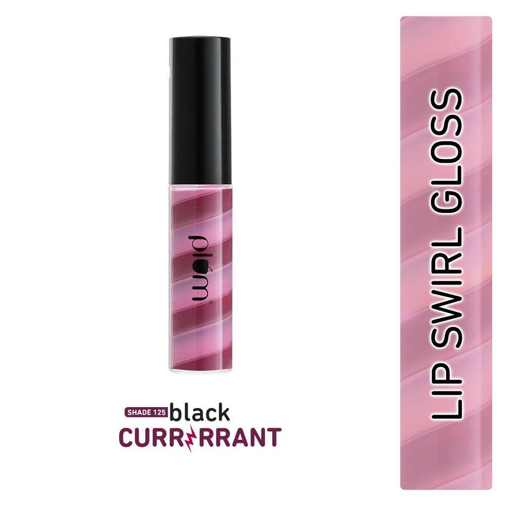 Plum Soft Swirl Lip Gloss 3 Shades In 1 & 125 Black Currant - Distacart