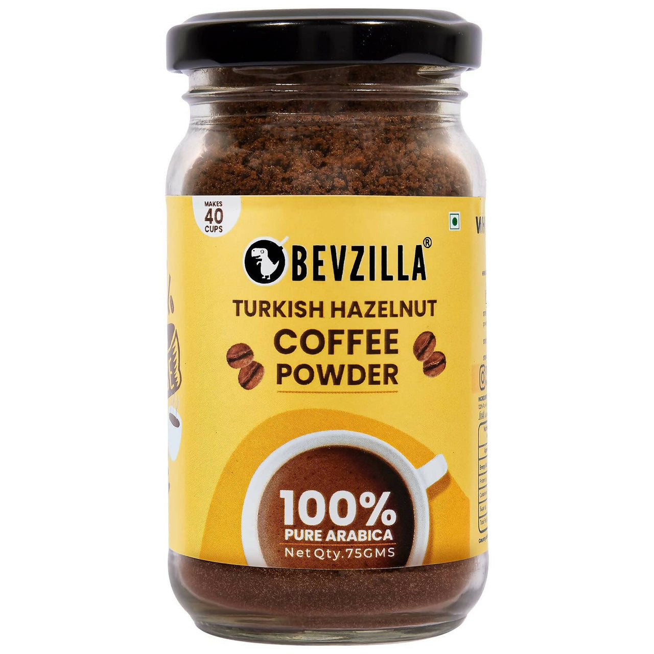 Bevzilla Instant Coffee Powder (Turkish Hazelnut Flavour) - Distacart