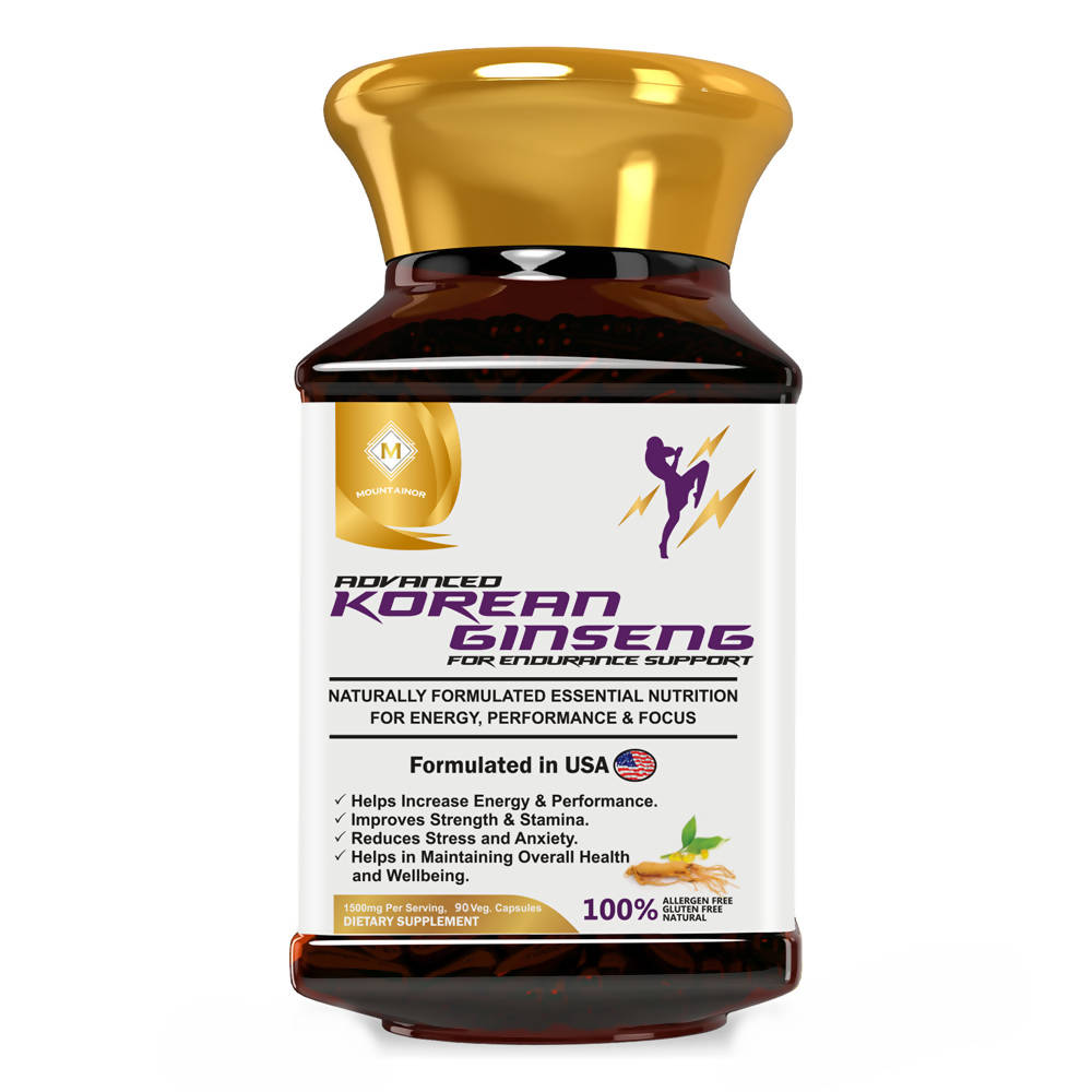 Mountainor Advanced Korean Ginseng Capsules - Distacart