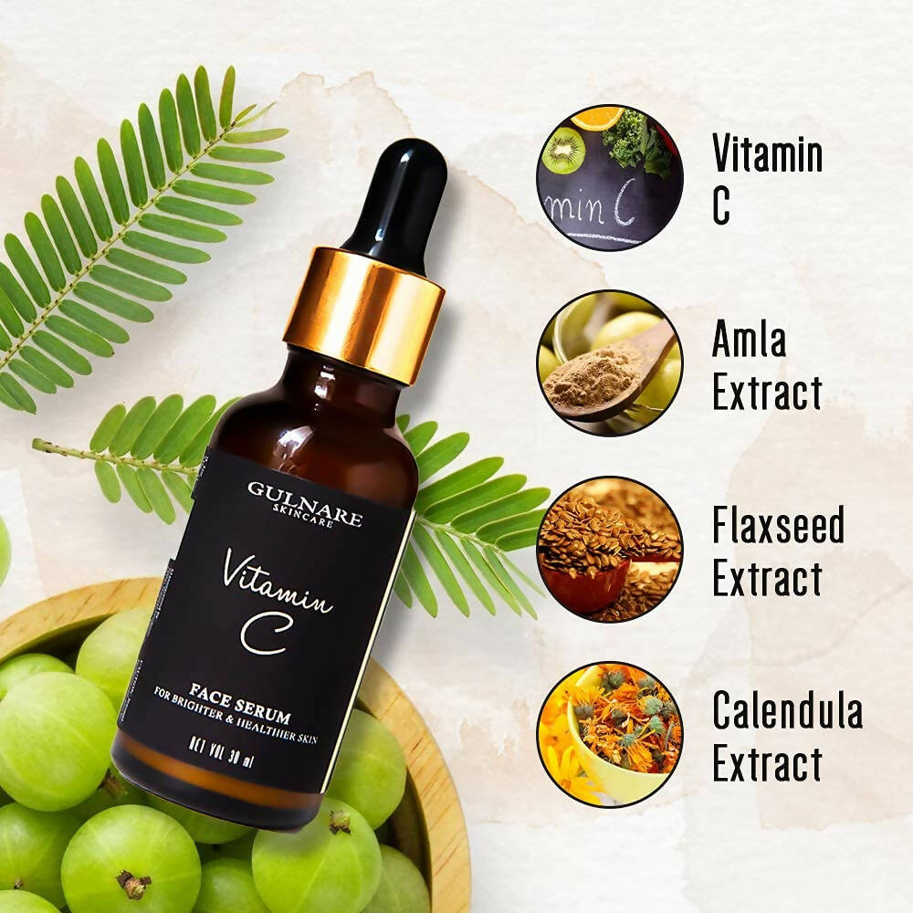 Gulnare Skincare Aloe & Vitamin C Face Serum - Distacart