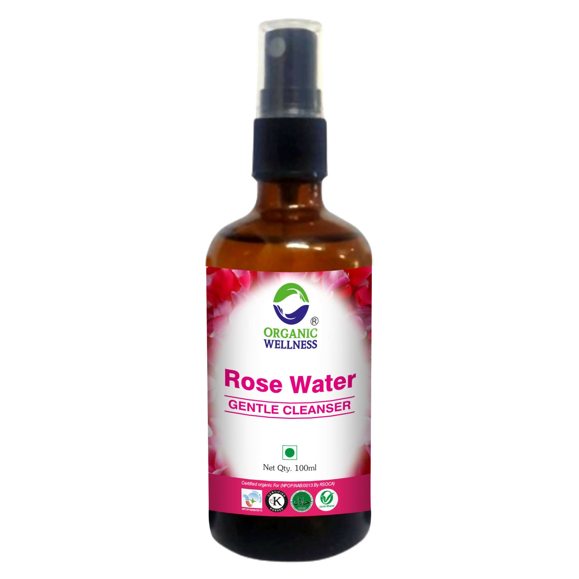 Organic Wellness Rose Water Gentle Cleanser - Distacart