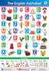 Jumbo English Alphabet and Numbers Chart for Kids