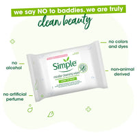 Thumbnail for Simple Kind To Skin Micellar Cleansing Wipes - Distacart