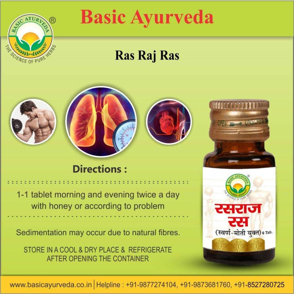Basic Ayurveda Ras Raj Ras Directions