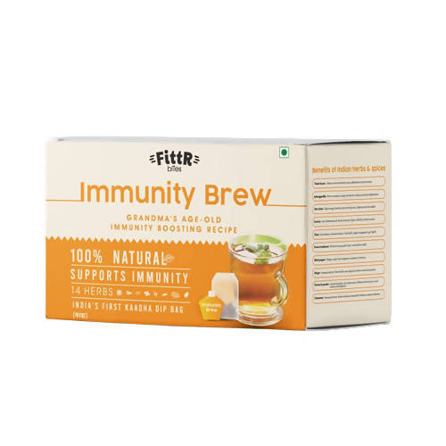 FittR biTes Immunity Brew Tea Bags - Distacart