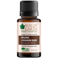 Thumbnail for Bliss of Earth Organic Cinnamon Bark Premium Sri Lankan Essential Oil - Distacart