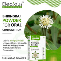 Thumbnail for Elecious Naturals Bhringraj Powder For Hair Growth - Distacart