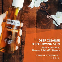 Thumbnail for Natural Vibes Ayurvedic Vitamin C Brightening Face Wash - Distacart