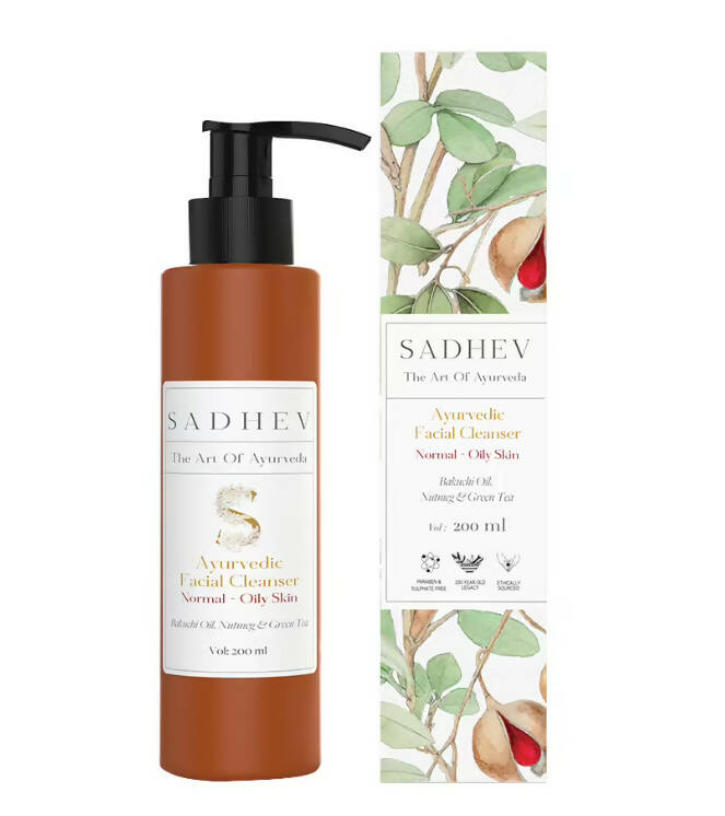 Sadhev Ayurvedic Facial Cleanser for Normal-Oily Skin - Distacart