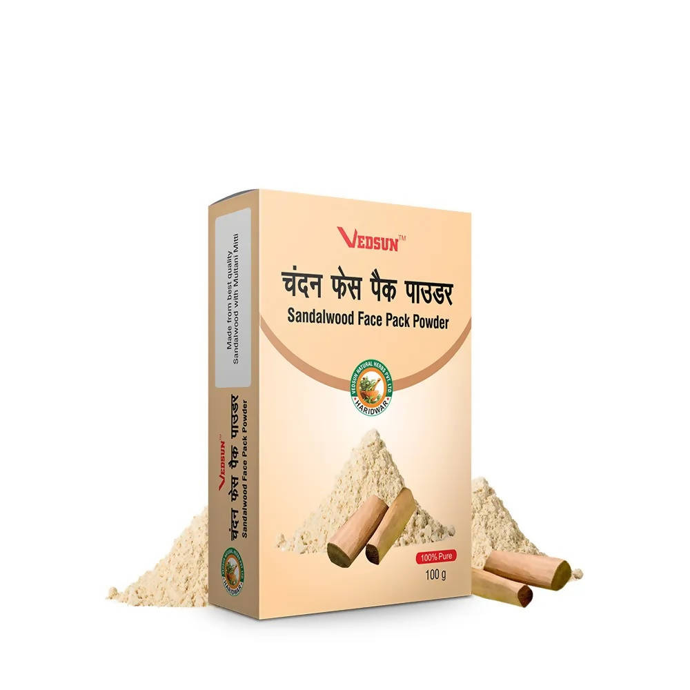 Vedsun Sandalwood Face Pack Powder - Distacart