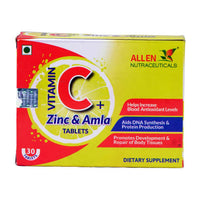Thumbnail for Allen Homeopathy Vitamin C + Zinc & Amla Tablets