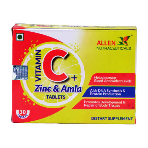 Allen Homeopathy Vitamin C + Zinc &amp; Amla Tablets
