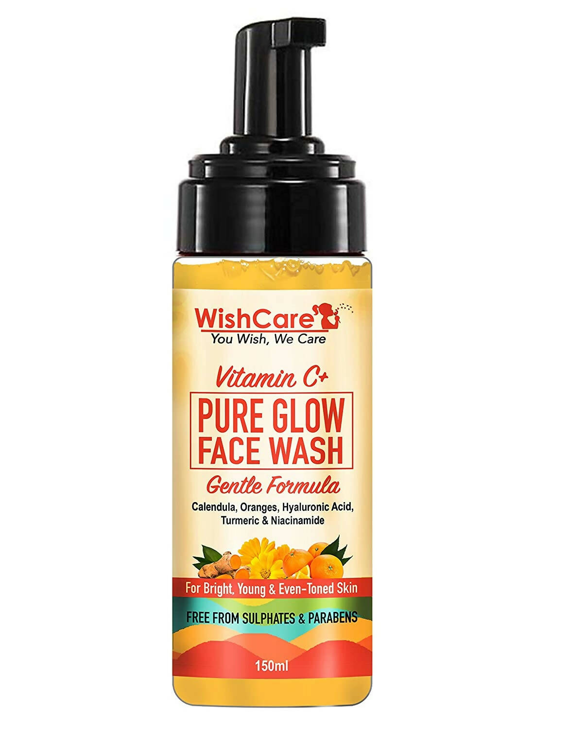 Wishcare Vitamin C+ Pure Glow Face Wash - Distacart