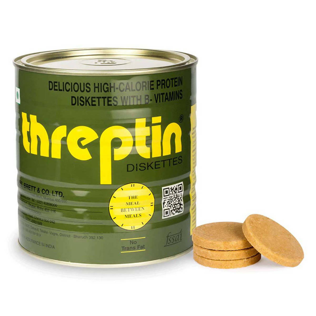 Threptin High-Calorie Protein Diskettes - Vanilla Flavor - Distacart
