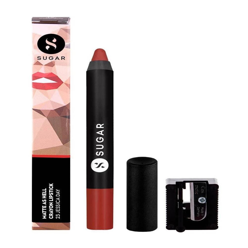 Sugar Matte As Hell Crayon Lipstick - Jessica Day (Dusty Coral) - Distacart