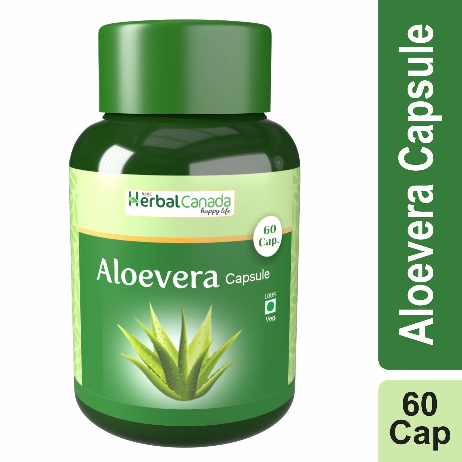Herbal Canada Aloe Vera Capsules - Distacart