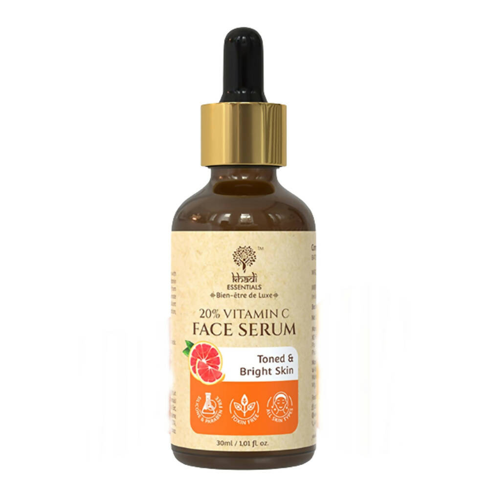 Khadi Essentials 20% Vitamin C Face Serum - Distacart