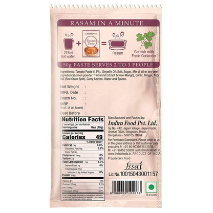 Indira's Rasam Paste Tomato Rasam - Distacart