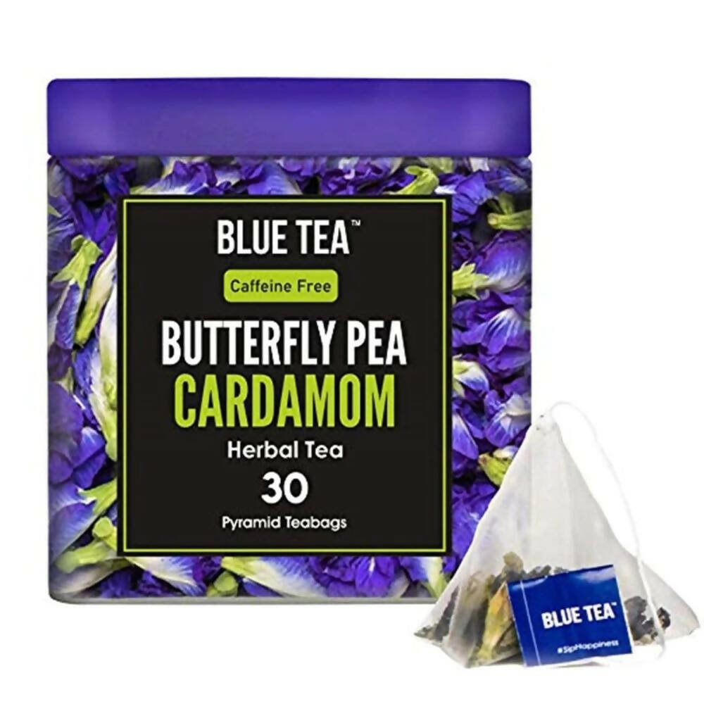 Blue Tea Butterfly Pea Cardamom Herbal Tea Bags - Distacart