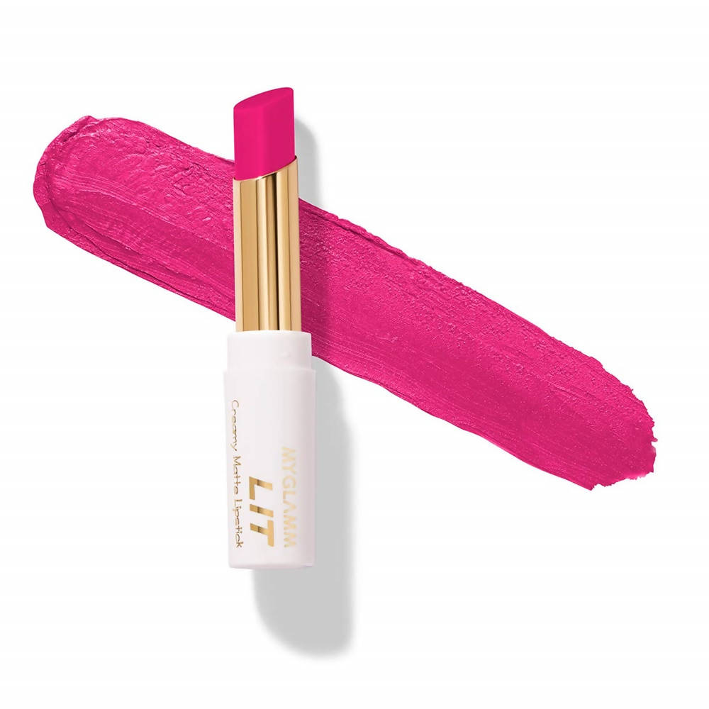 Myglamm LIT Creamy Matte Lipstick Rossini - Distacart