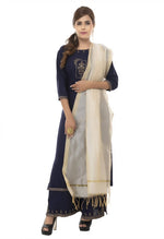 Thumbnail for Mominos Fashion Light Golden Banarsi Piping Dupatta