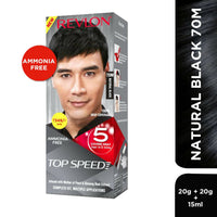 Thumbnail for Revlon Top Speed Hair Color Small Pack Man - Natural Black 70m - Distacart