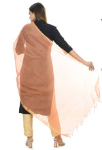 Thumbnail for Mominos Fashion Peach Banarsi Piping Dupatta