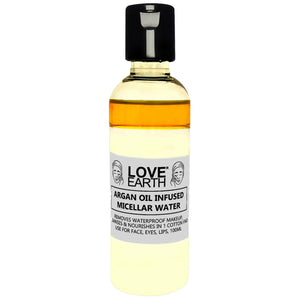 Love Earth Argan Oil Infused Micellar Water - Distacart