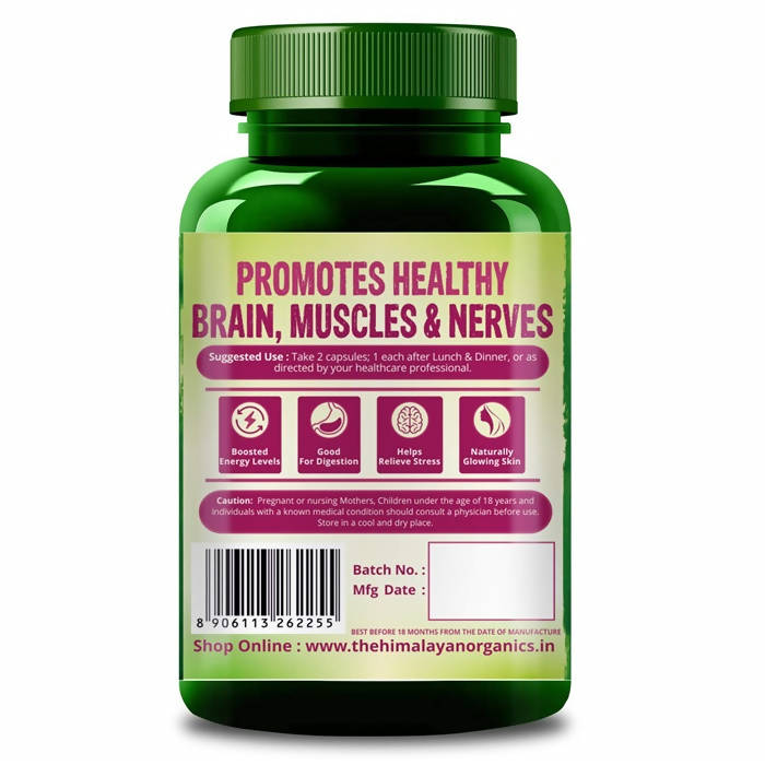 Himalayan Organics Plant Based B-Complex Includes All B-Vitamins Whole Food