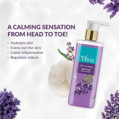 Olivia Skin Calming Body Wash Sweet Lavender - Distacart