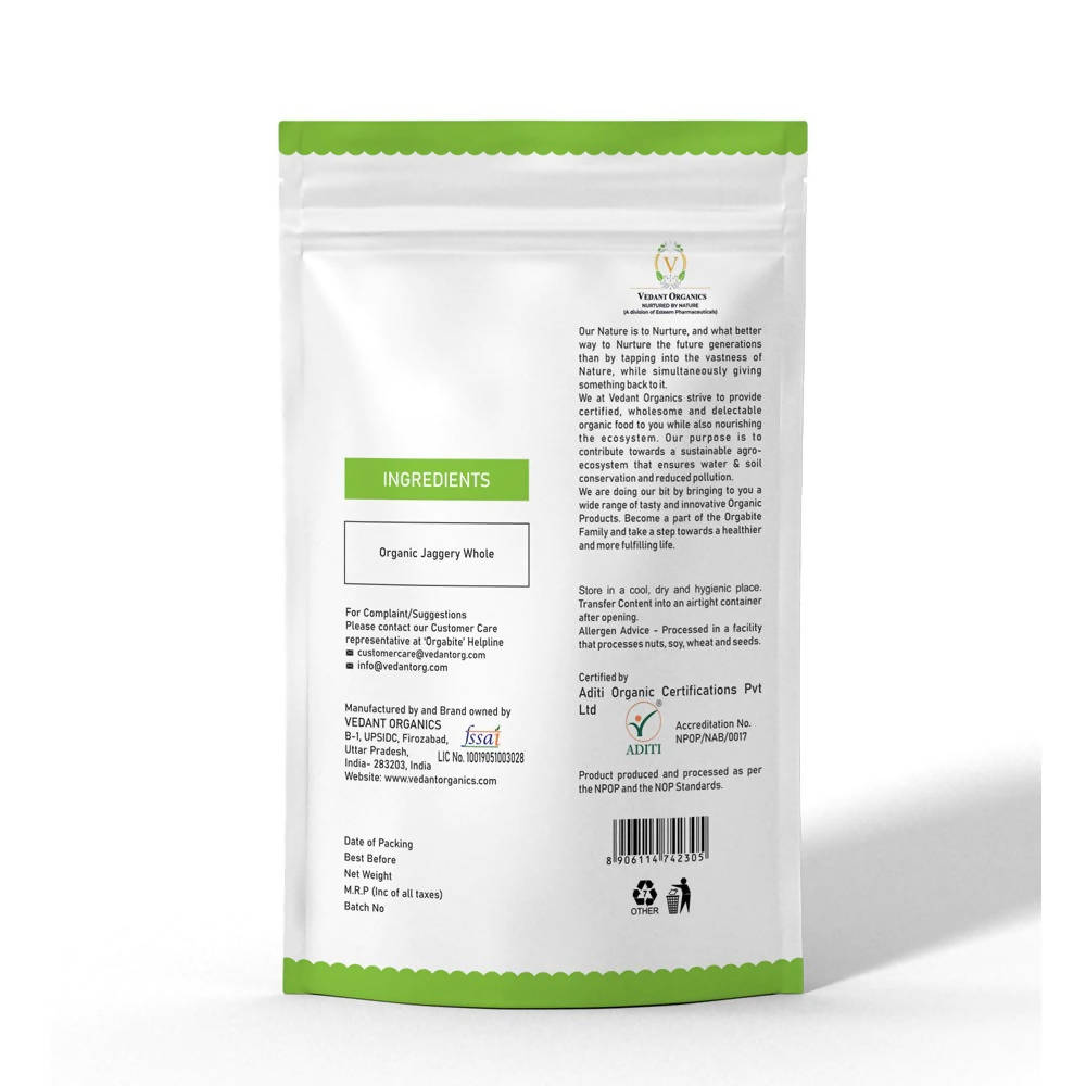 Orgabite Organic Jaggery Whole