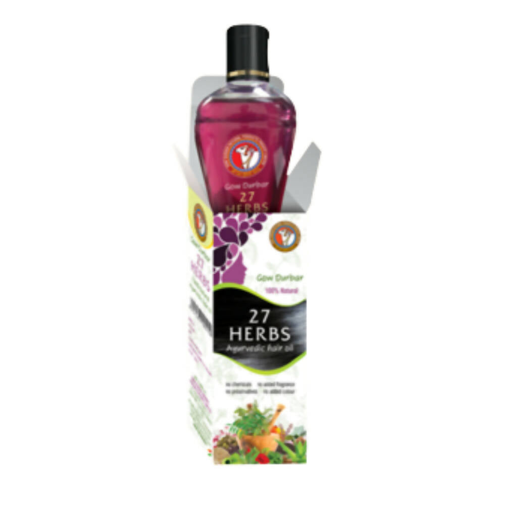 GowDurbar 27 Herbs Hair Oil - Distacart