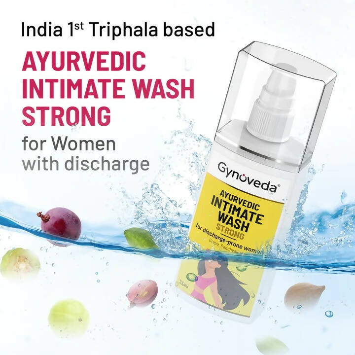 Gynoveda Intimate Wash Strong For White Discharge - Distacart