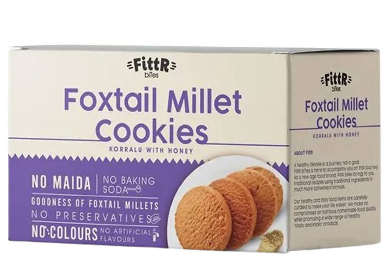 FittR biTes Foxtail Millet Cookies - Distacart