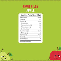 Thumbnail for Timios Apple Fruit Fills Snack For Kids Nutrition Facts