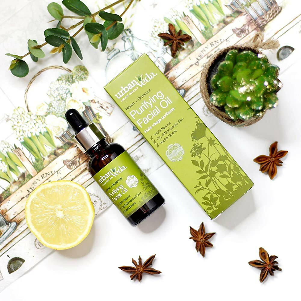 Urban Veda Purifying Facial Oil - Distacart