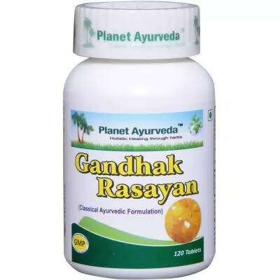 Planet Ayurveda Gandhak Rasayan Tablets - Distacart