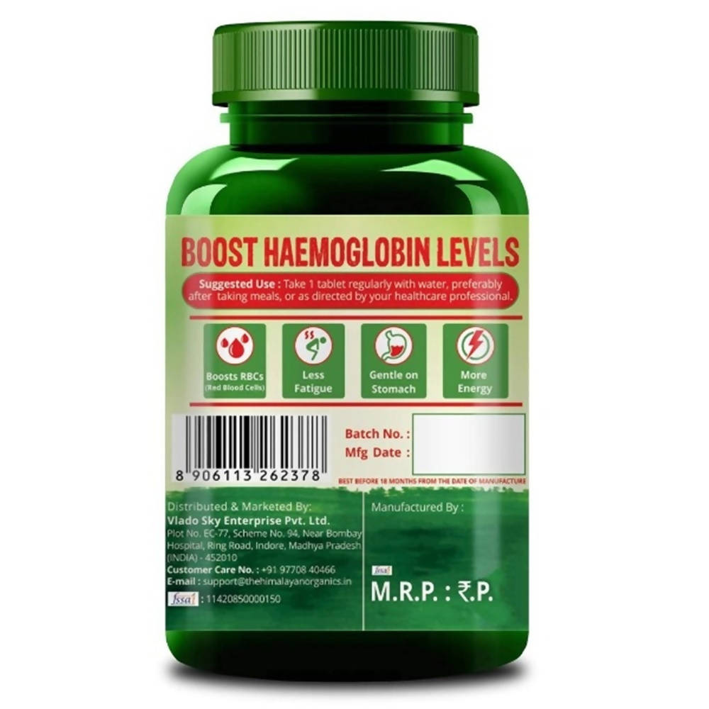 Himalayan Organics Chelated Iron Plus Vitamin C Tablets