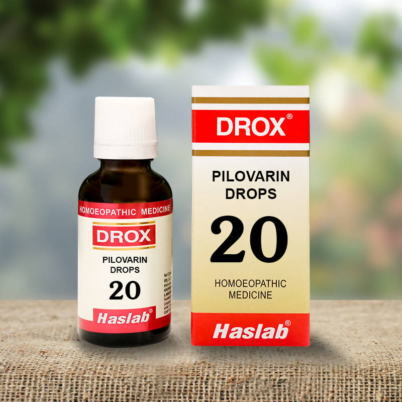 Haslab Homeopathy Drox 20 Pilovarin Drop