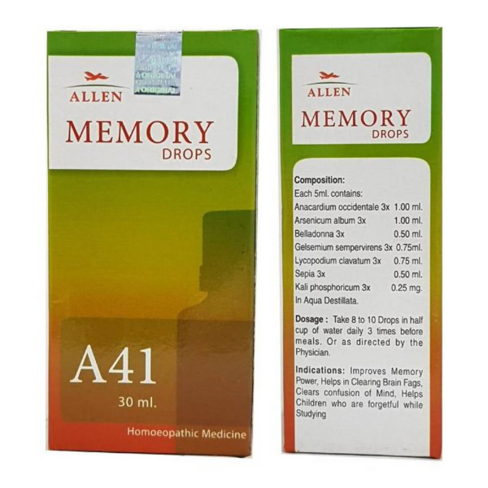 Allen Homeopathy A41 Memory