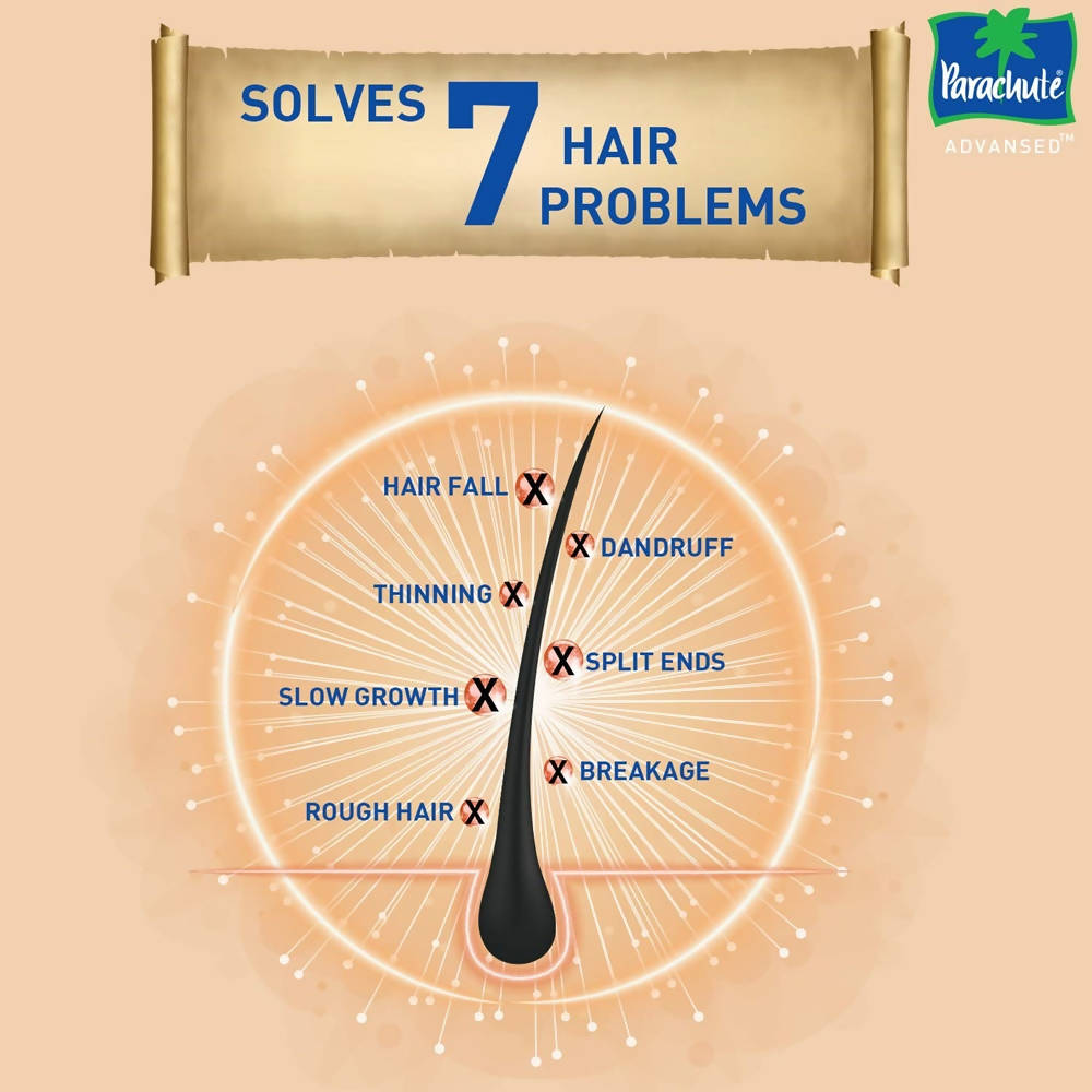 Parachute Advansed Ayurvedic Coconut Hair Oil - Distacart