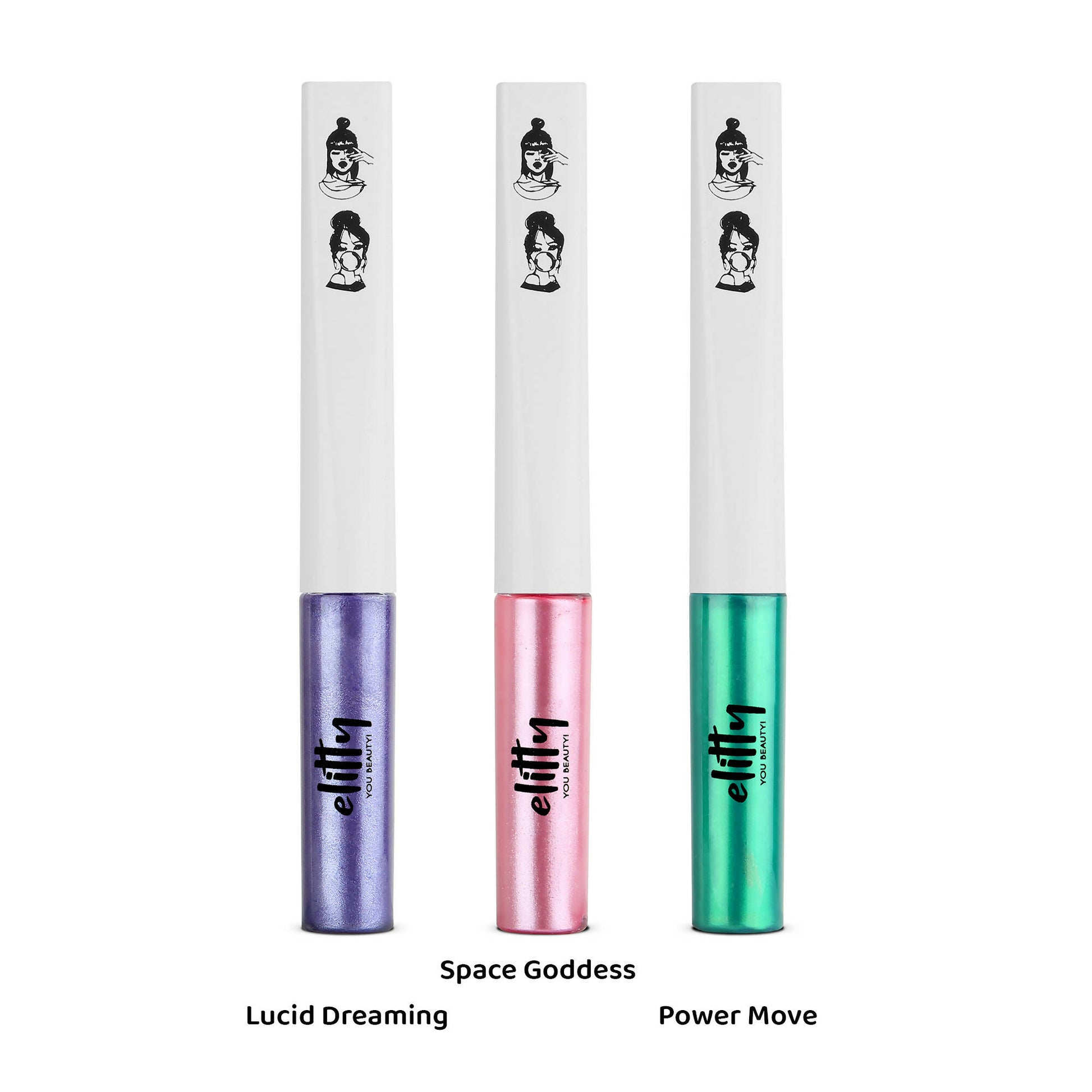 Elitty Eye Gotta Feeling Pop Color Eyeliner Combo - Distacart